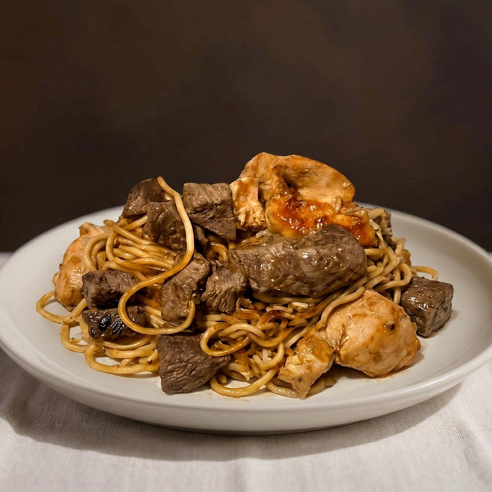 Filet Mignon & Shrimp Combination.