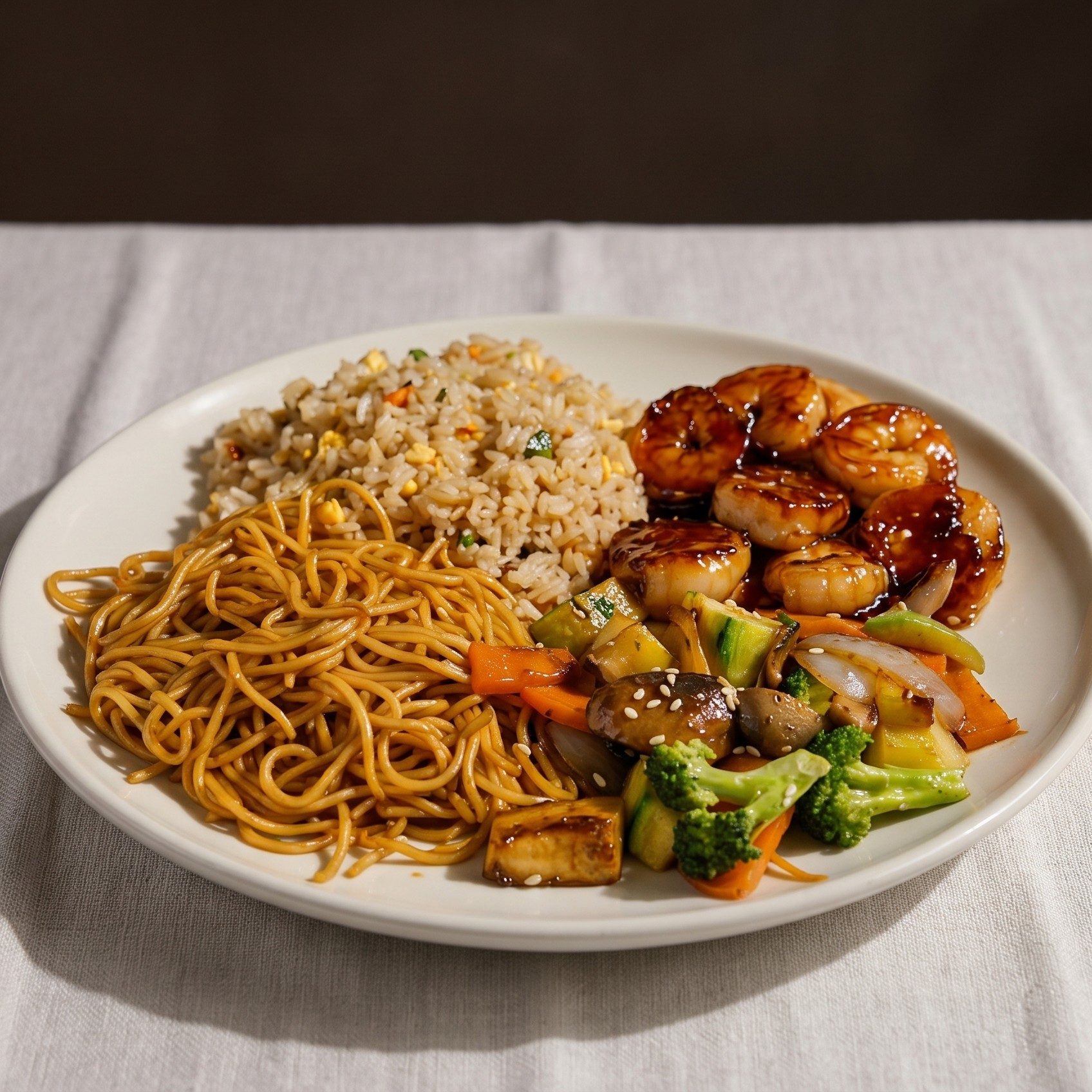 Teriyaki Shrimp.